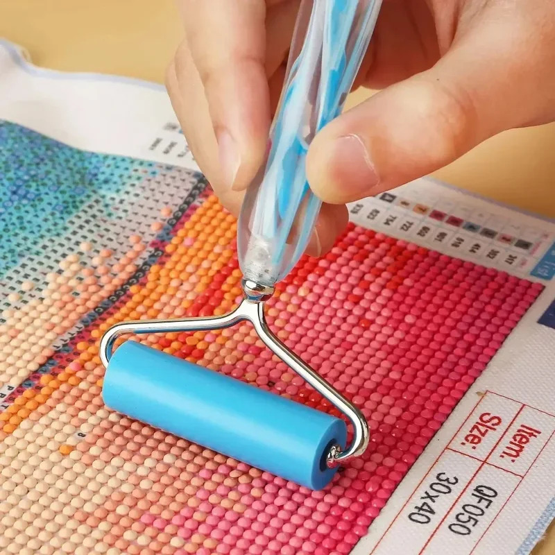 Embroidery Kit Starter - New diamond painting tool, drum roller,