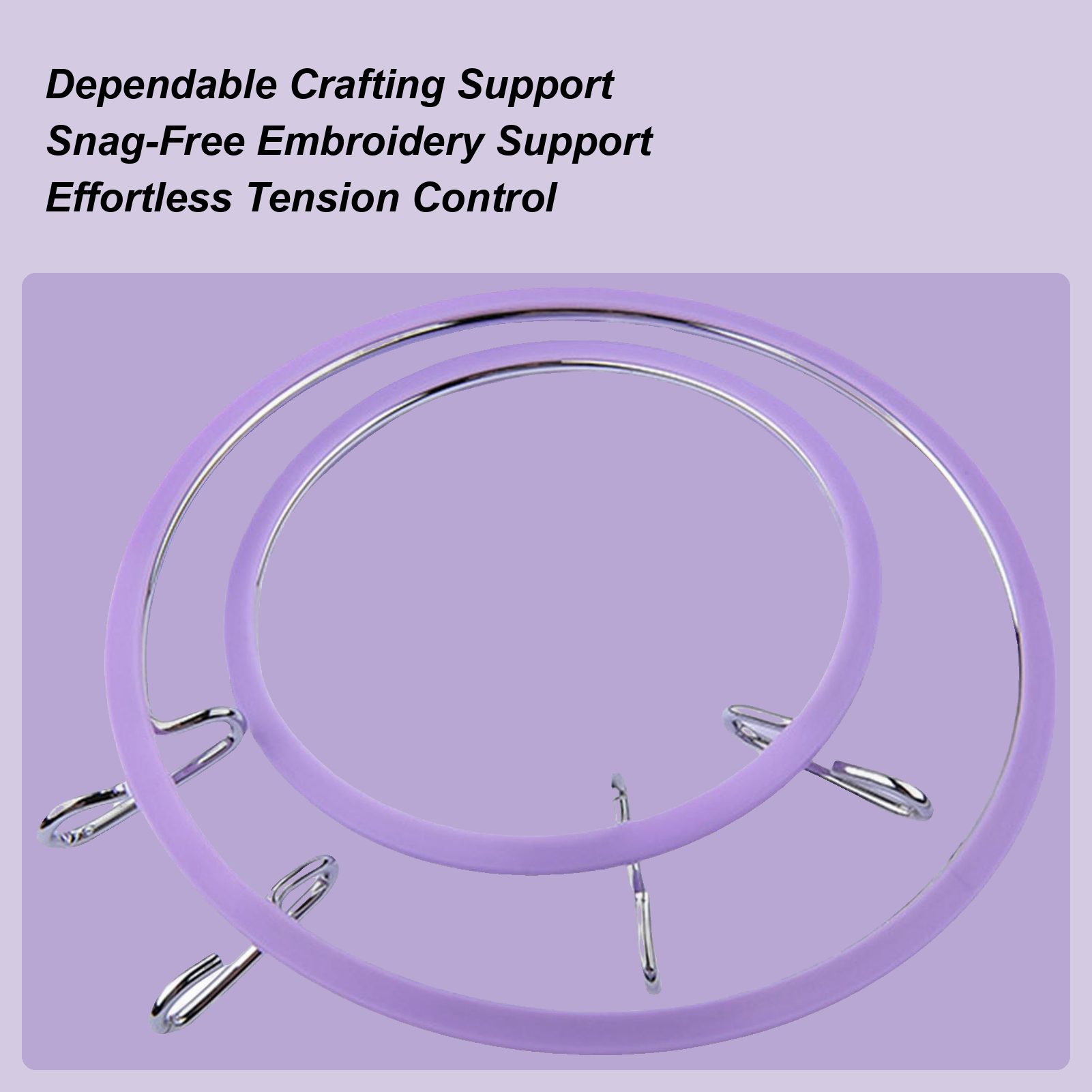 Embroidery Hoop Plastic - Hoop For Cross Stitching Metal Spring