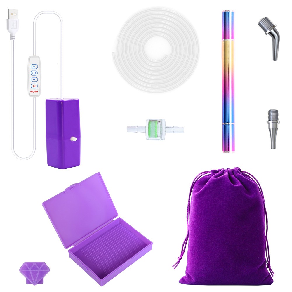 Embroidery Kit Starter - DIY Craft Vacuum Diamond Painting Pen
