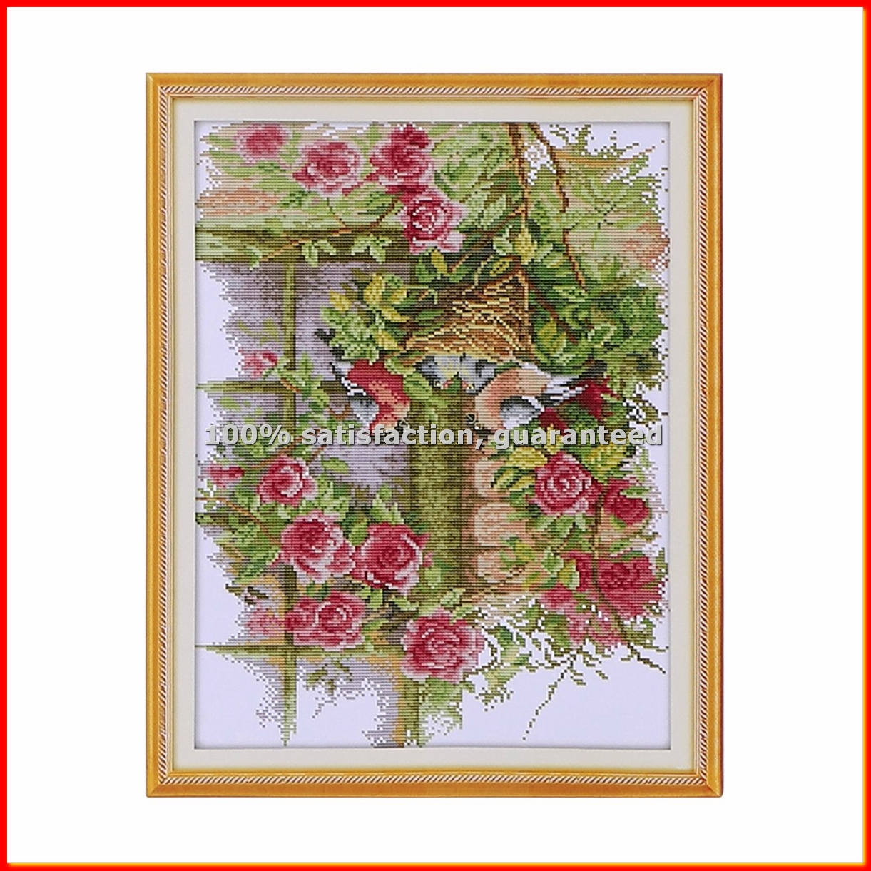 Embroidery Free Pattern - DIY Handmade Needlework Set Embroidery Kit