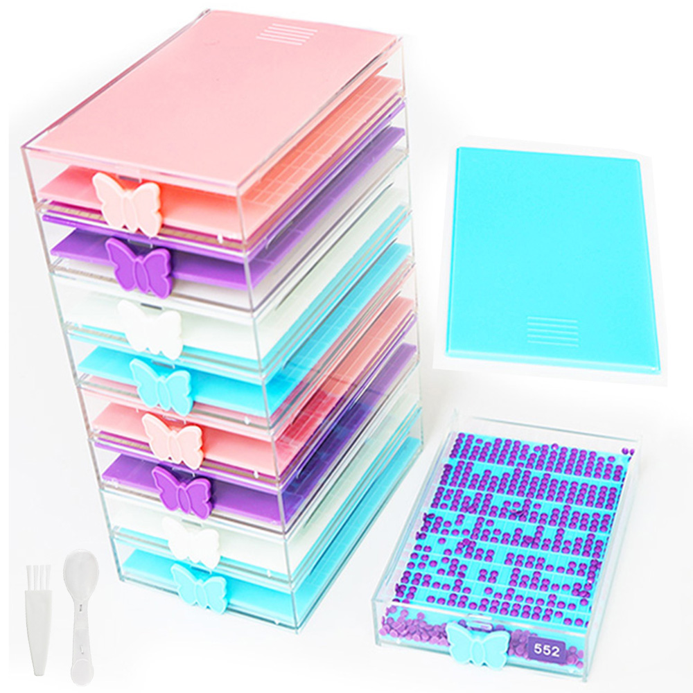 Embroidery Kit Starter - New Diamond Painting Tool Tray With