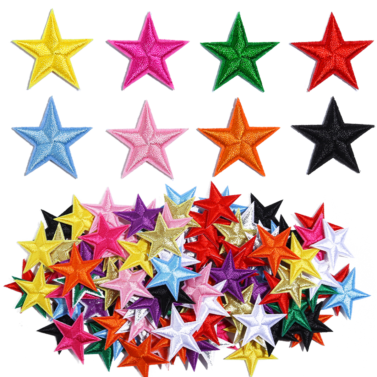 10pcs Small Mini Star Embroide - Embroidery Cloth recensie en prijs