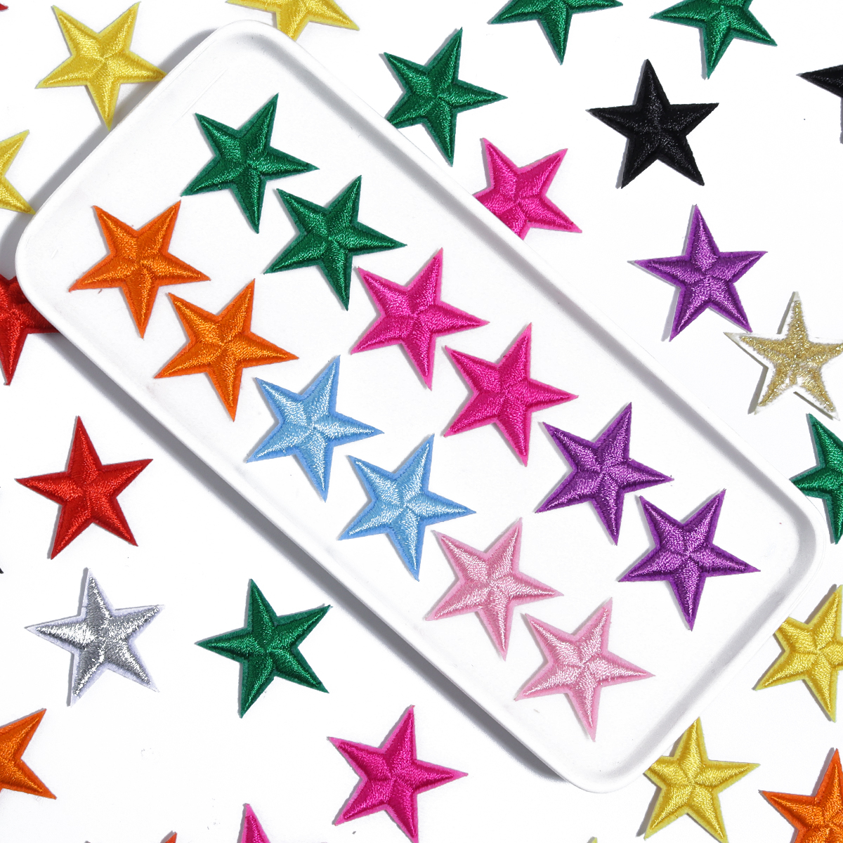 10pcs Small Mini Star Embroide - Embroidery Cloth recensie en prijs