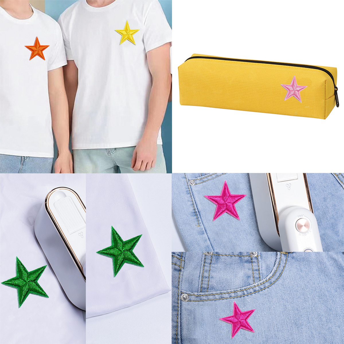 10pcs Small Mini Star Embroide - Embroidery Cloth recensie en prijs