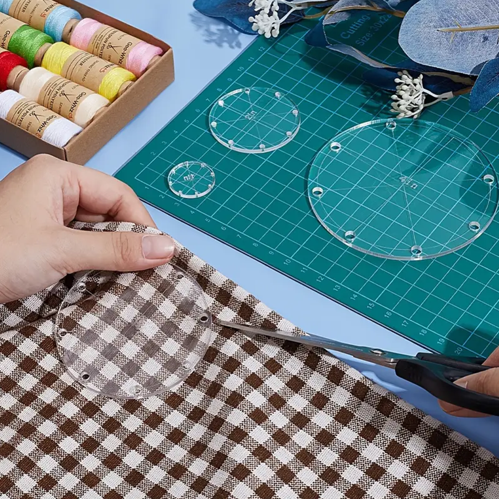 4pcs Clear Acrylic Circular Qu - Embroidery Hoop Plastic recensie en prijs