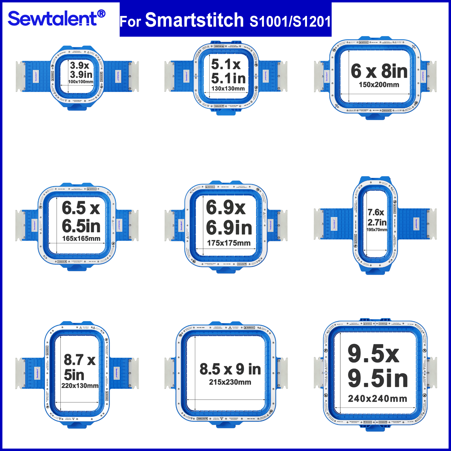 Smartstitch S1001 S1201 Indust - Embroidery Hoop Plastic recensie en prijs