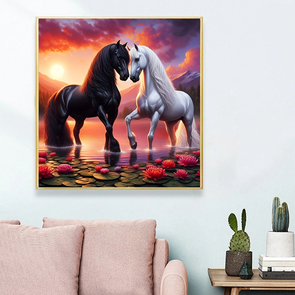 Huacan Full Diamond Painting A - Embroidery Horse recensie en prijs