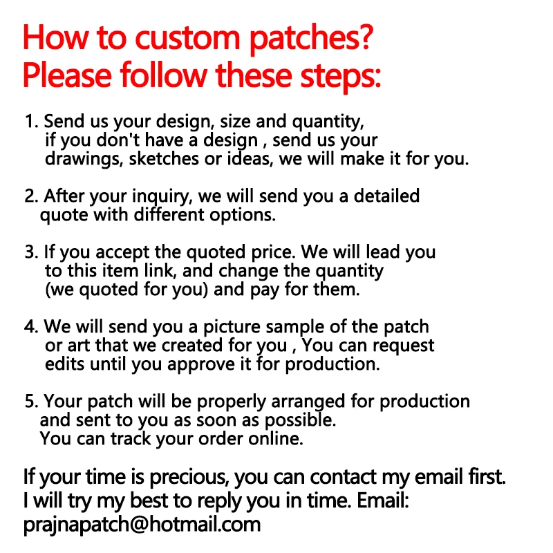 Customizable Embroidery Patch  - Embroidery Name Designs recensie en prijs