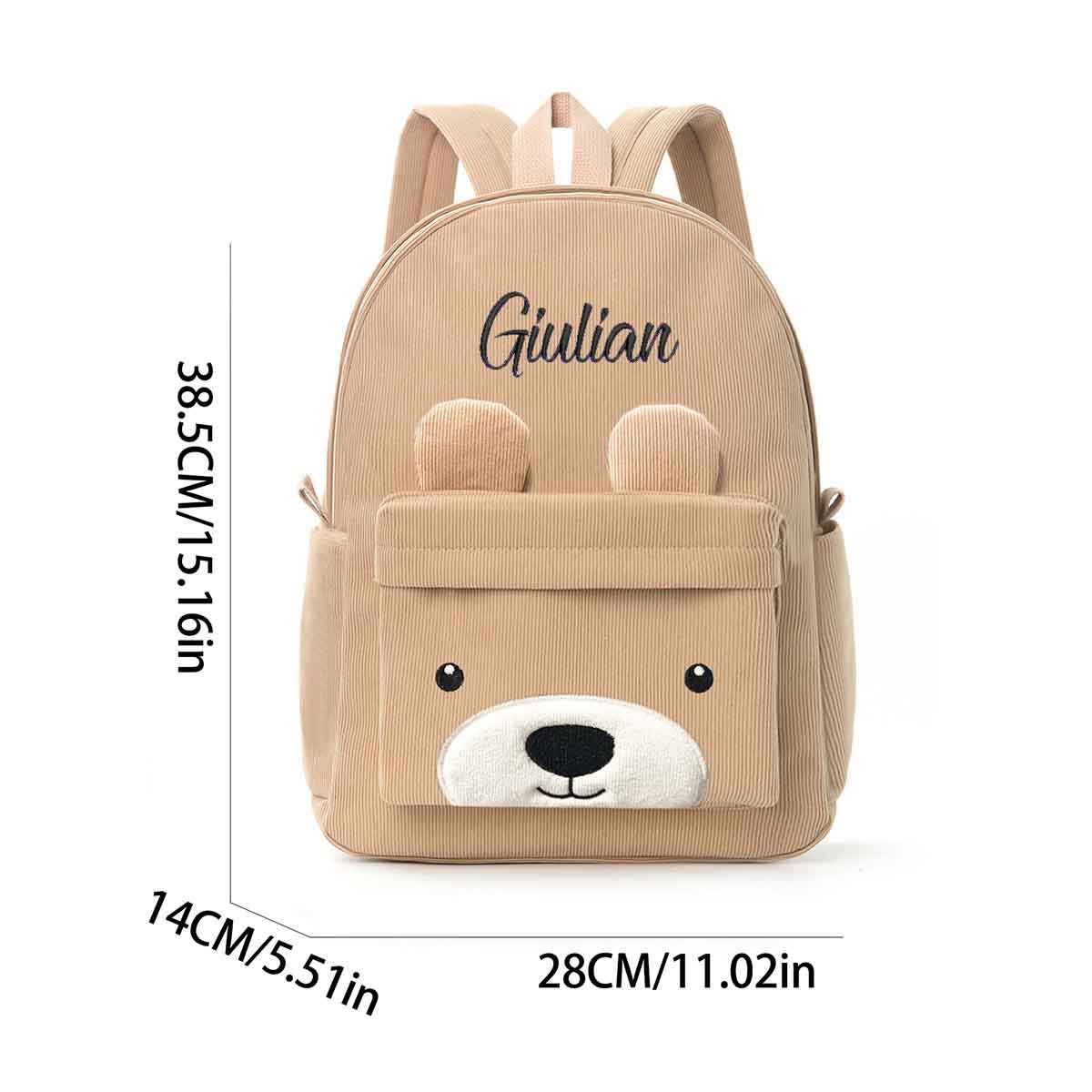 Custom Corduroy Backpack,Eleme - Embroidery Name Designs recensie en prijs