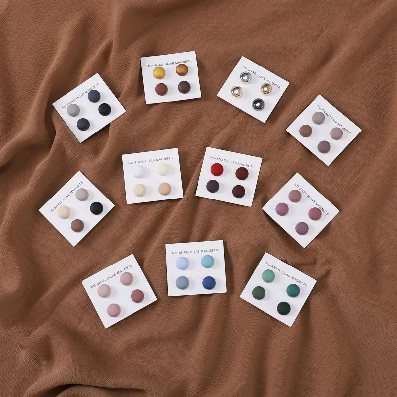 4Pcs/Card Matte Magnet Hijab P - Embroidery Hijab recensie en prijs