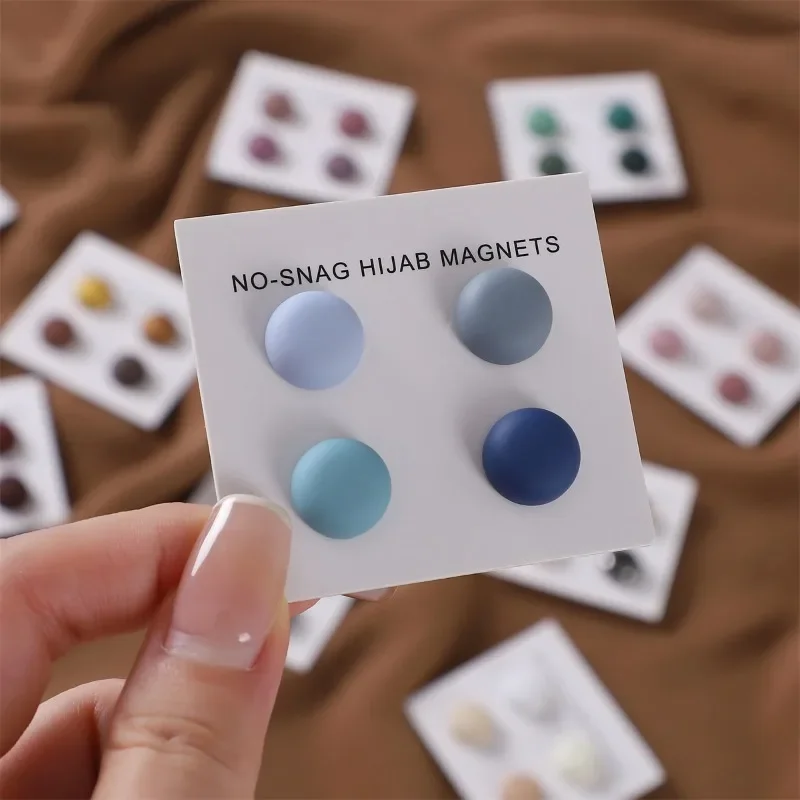 4Pcs/Card Matte Magnet Hijab P - Embroidery Hijab recensie en prijs