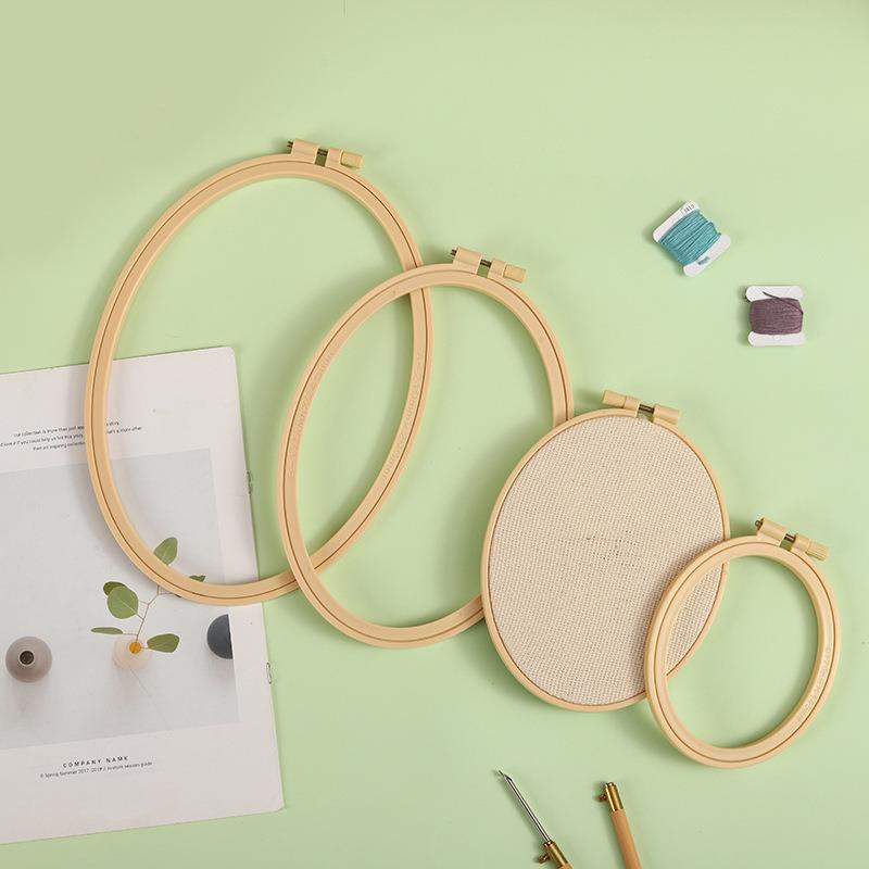 Imitation Bamboo Plastic Oval  - Embroidery Hoop Plastic recensie en prijs