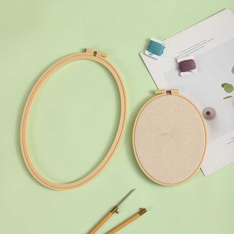 Imitation Bamboo Plastic Oval  - Embroidery Hoop Plastic recensie en prijs