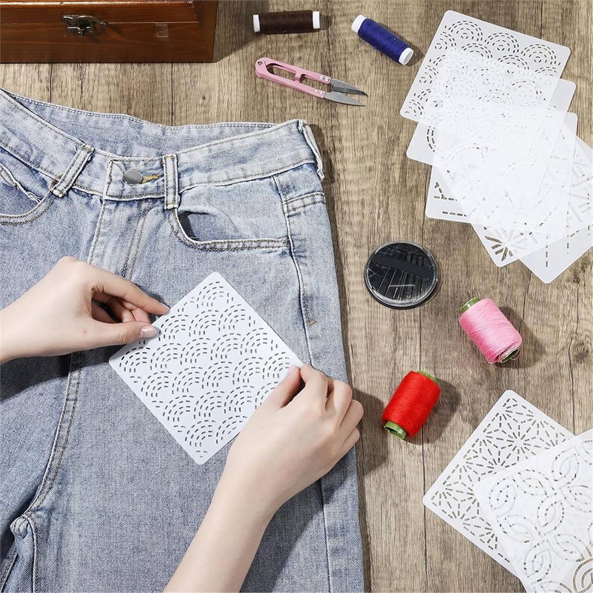 30 Pcs Spike Template Stencil  - Embroidery X Pattern recensie en prijs