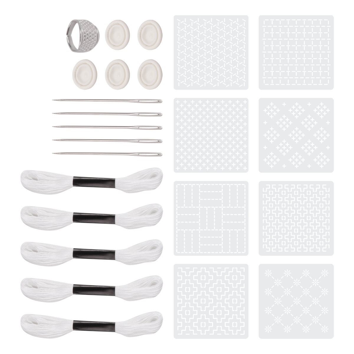 ~PERFECT}24Pcs Plastic -Stenci - Embroidery X Pattern recensie en prijs