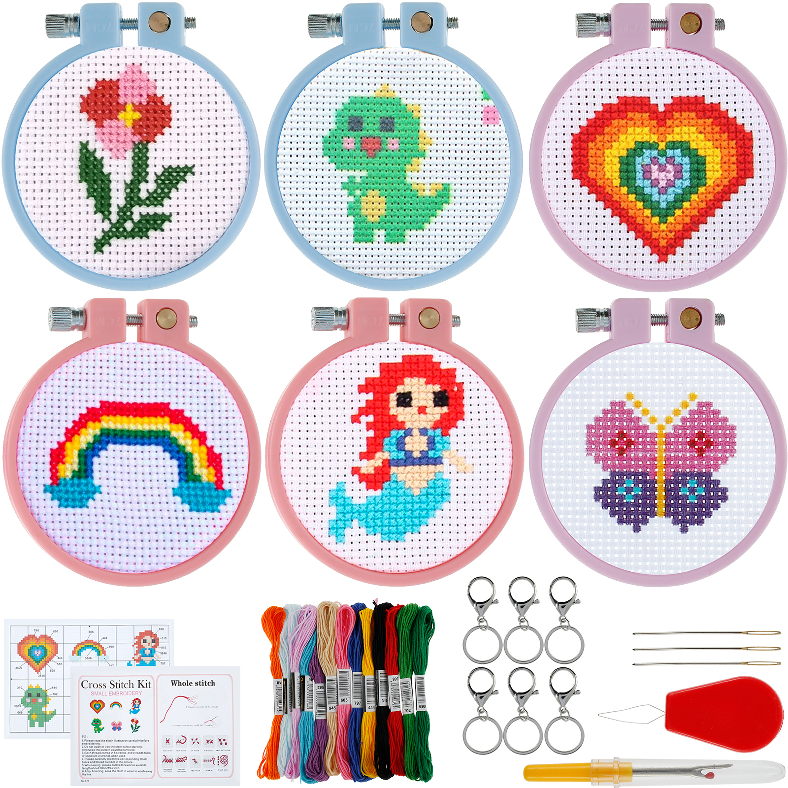 6Pcs Embroidery Beginner Kits  - Embroidery Removal Tool recensie en prijs