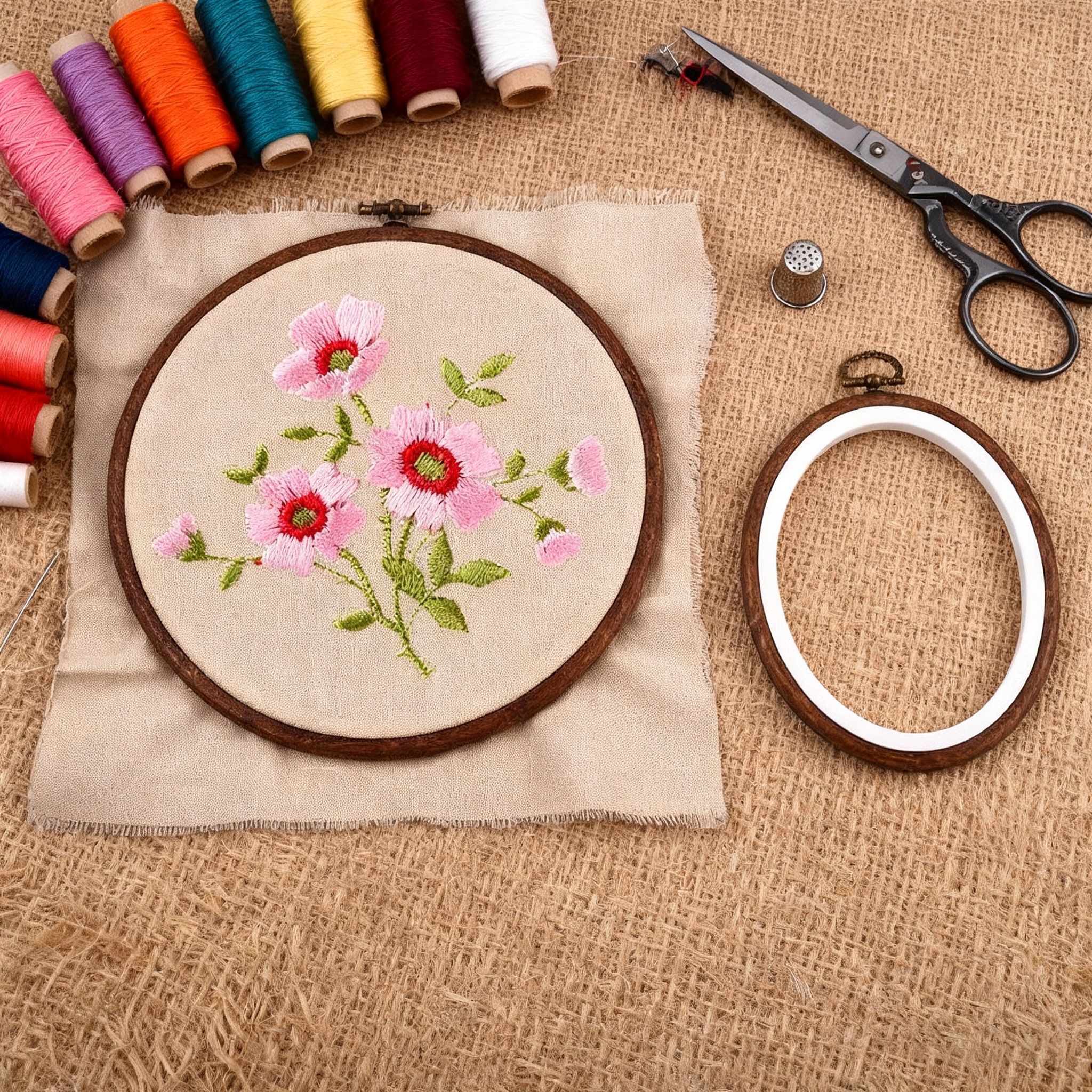 10PCS Sewing Tool Round Oval I - Embroidery Hoop Plastic recensie en prijs