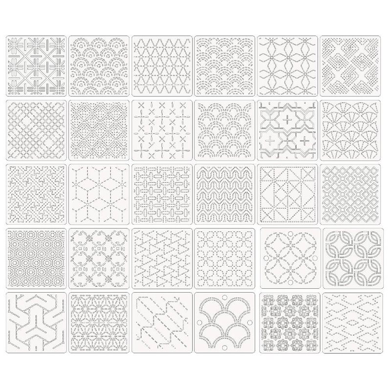 ABBP-30 Pcs Spike Template Ste - Embroidery X Pattern recensie en prijs