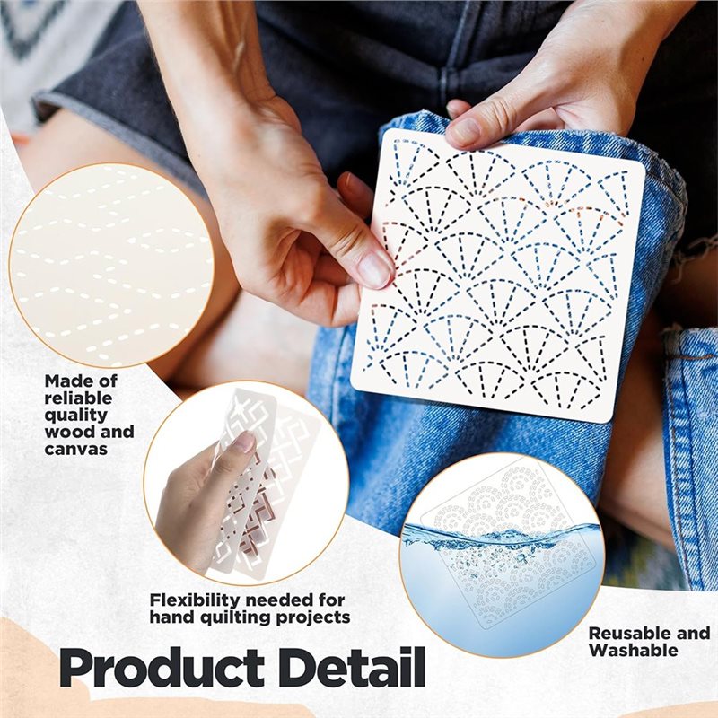 ABBP-30 Pcs Spike Template Ste - Embroidery X Pattern recensie en prijs