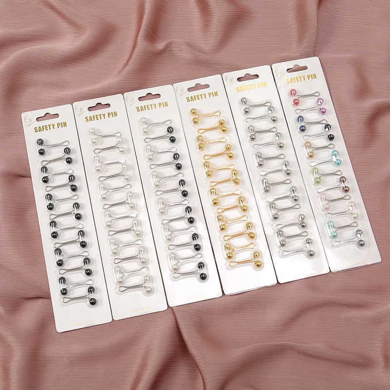 12pcs/Bag Muslim Hijab Pins Sc - Embroidery Hijab recensie en prijs