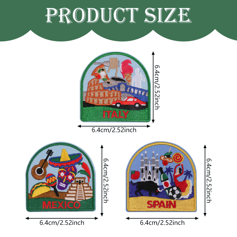 3Pcs European Country Art Embr - Embroidery X Pattern recensie en prijs