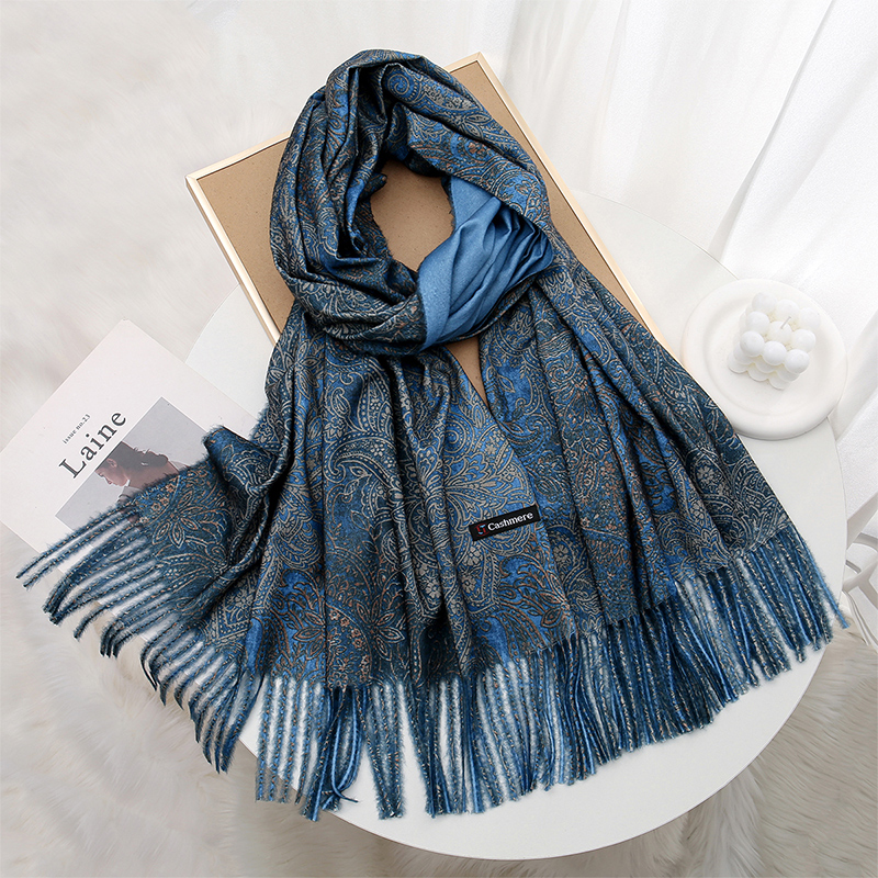 Luxury Paisley Pashmina Shawl  - Embroidery Hijab recensie en prijs