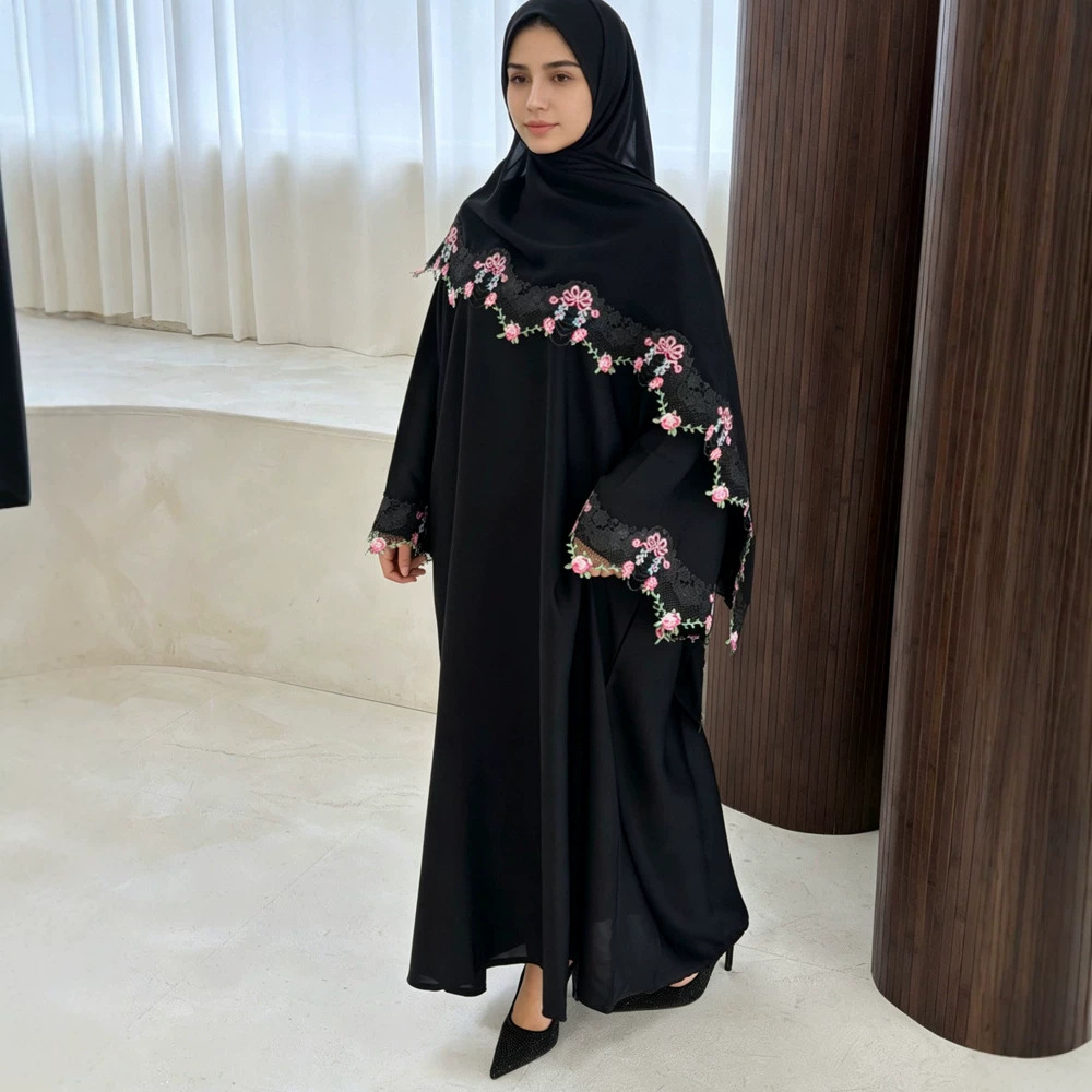 Eid Dress Women Muslim Abaya P - Embroidery Hijab recensie en prijs