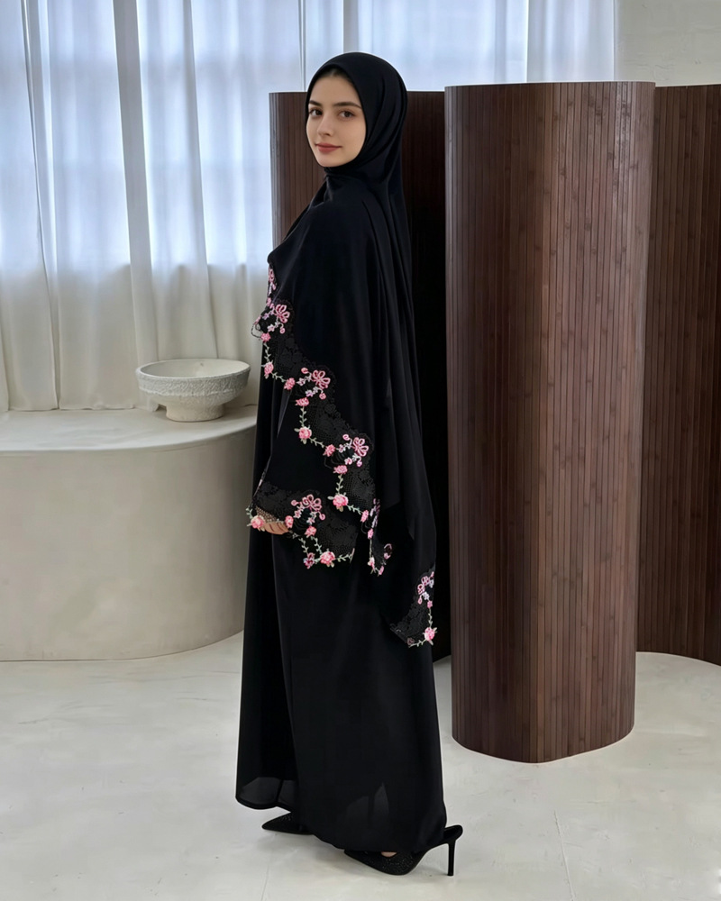 Eid Dress Women Muslim Abaya P - Embroidery Hijab recensie en prijs