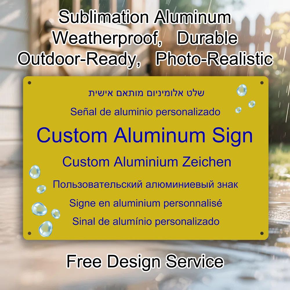 Custom Aluminum Sign Personali - Embroidery Garden recensie en prijs