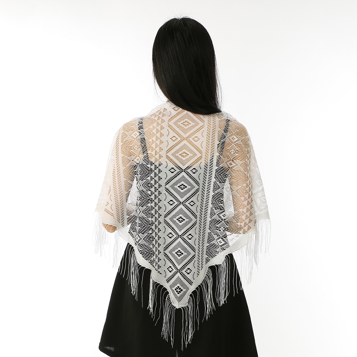 Fashion Lace Embroidery Triang - Embroidery Hijab recensie en prijs