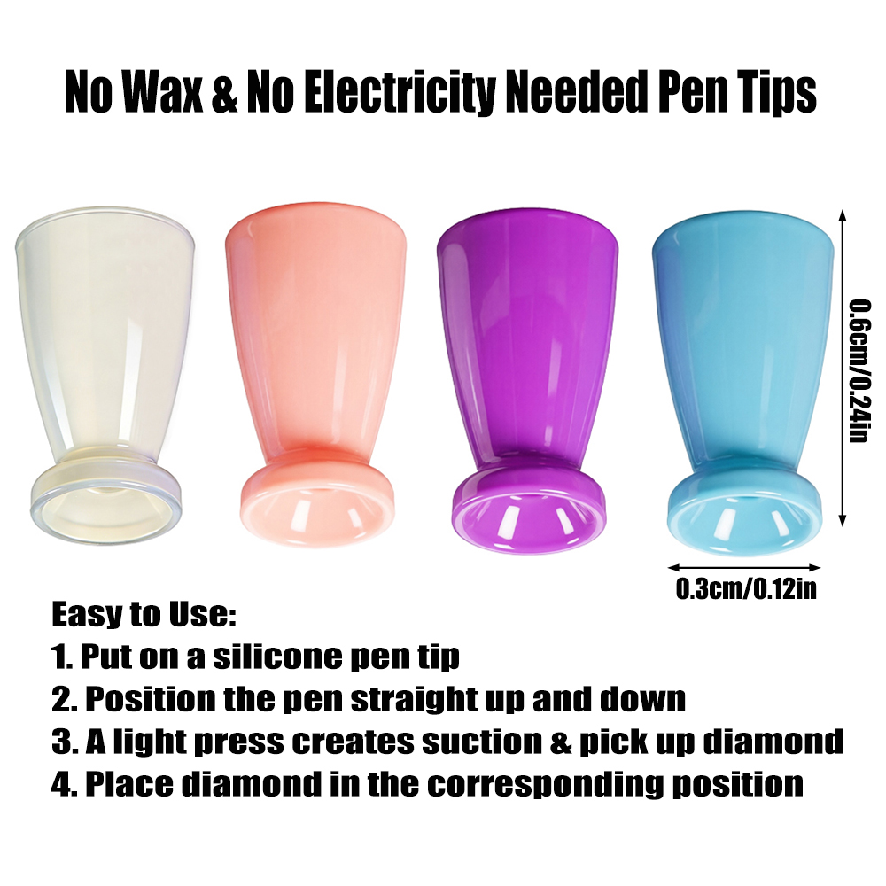 10PCS Mini Silicone Tips For D - Embroidery Kit Starter recensie en prijs