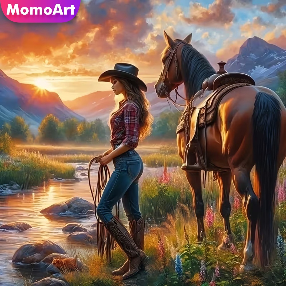 Momoart Diamond Embroidery Wom - Embroidery Horse recensie en prijs