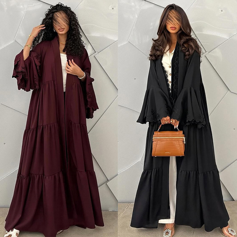 Muslim Hijab Dress Women Flare - Embroidery Hijab recensie en prijs