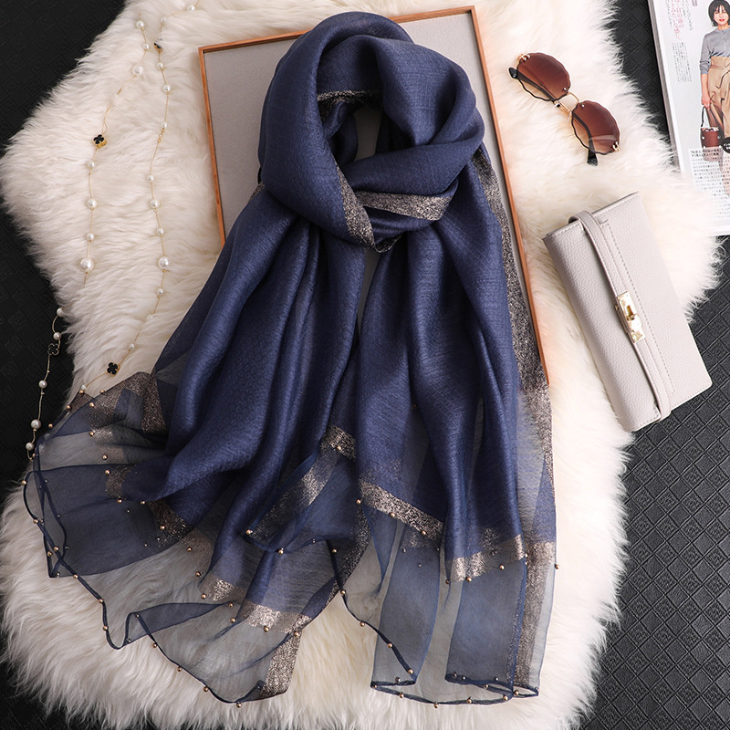 2024 Luxury 100% Silk Shawl Sc - Embroidery Hijab recensie en prijs