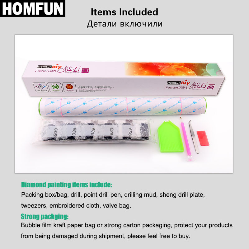 HOMFUN AB Diamond Painting Cro - Embroidery Horse recensie en prijs