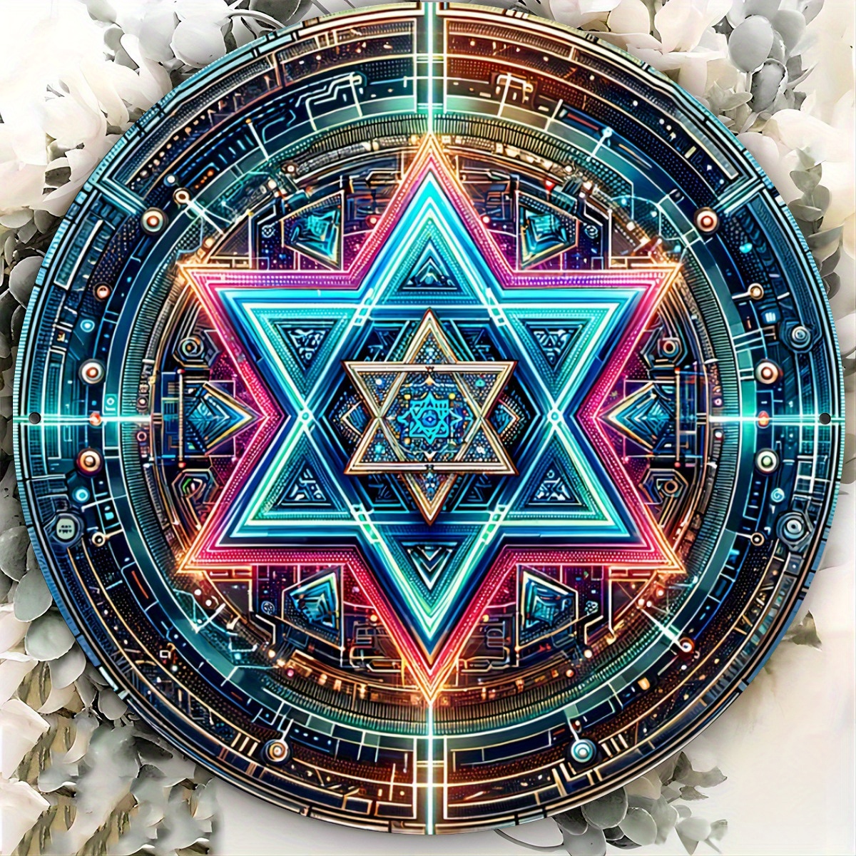 1pc Vintage Star of David Hang - Embroidery Garden recensie en prijs