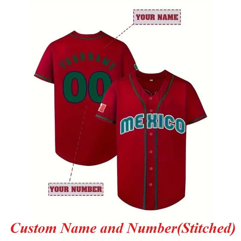 Customized Name and Number MEX - Embroidery Name Designs recensie en prijs