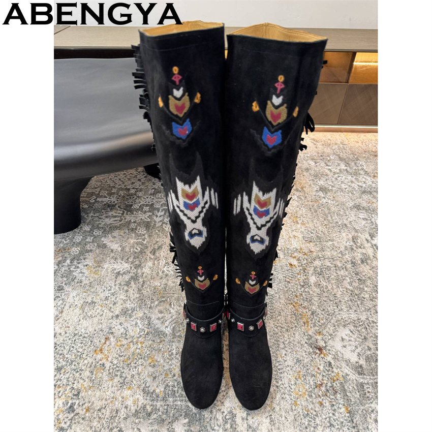 ABENGYA 2026 Winter New Knee H - Embroidery Yes recensie en prijs