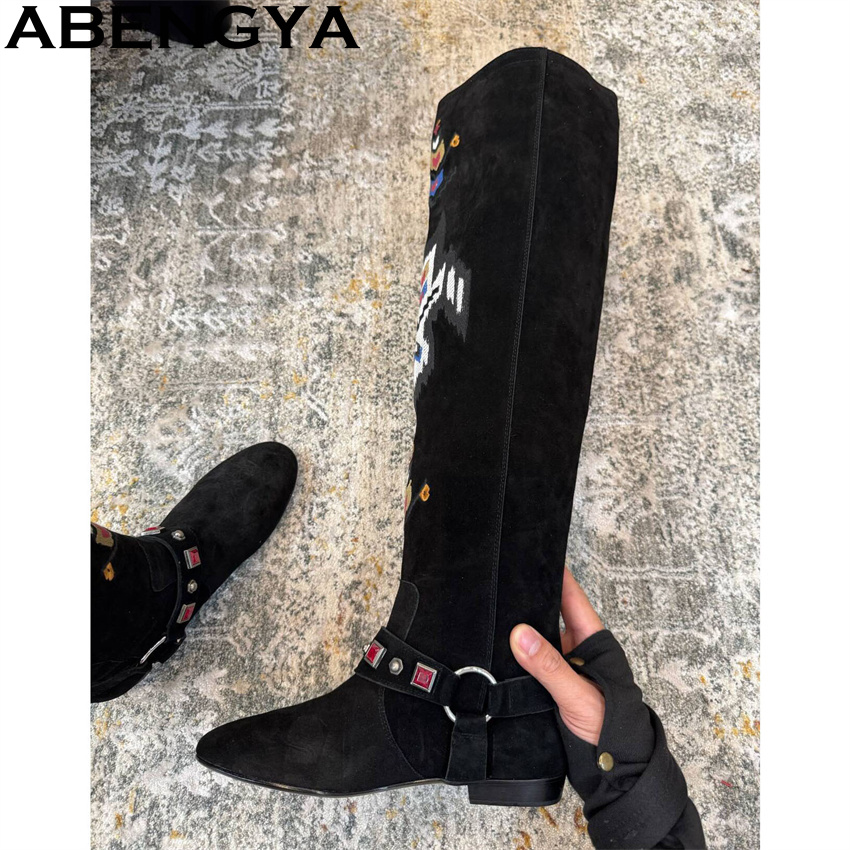 ABENGYA 2026 Winter New Knee H - Embroidery Yes recensie en prijs