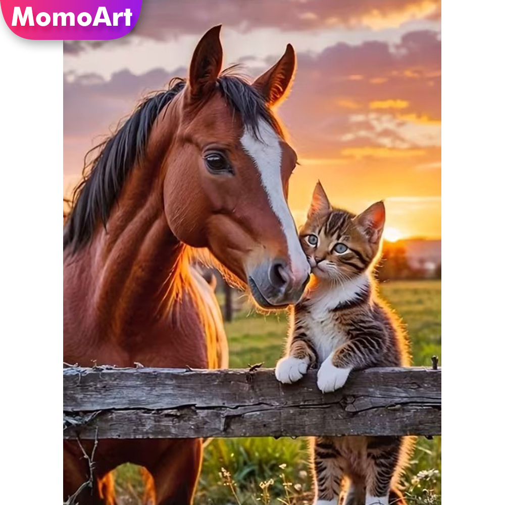 Momoart Diamond Mosaic Horse A - Embroidery Horse recensie en prijs