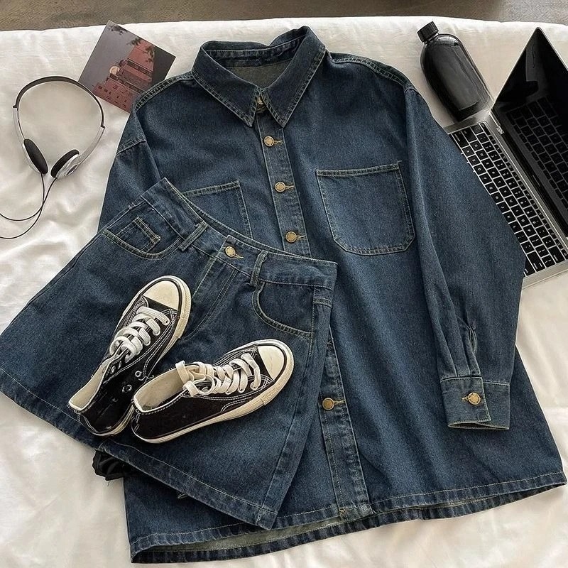 Y2K Denim Skirt Set: Vintage J - Embroidery Origin recensie en prijs