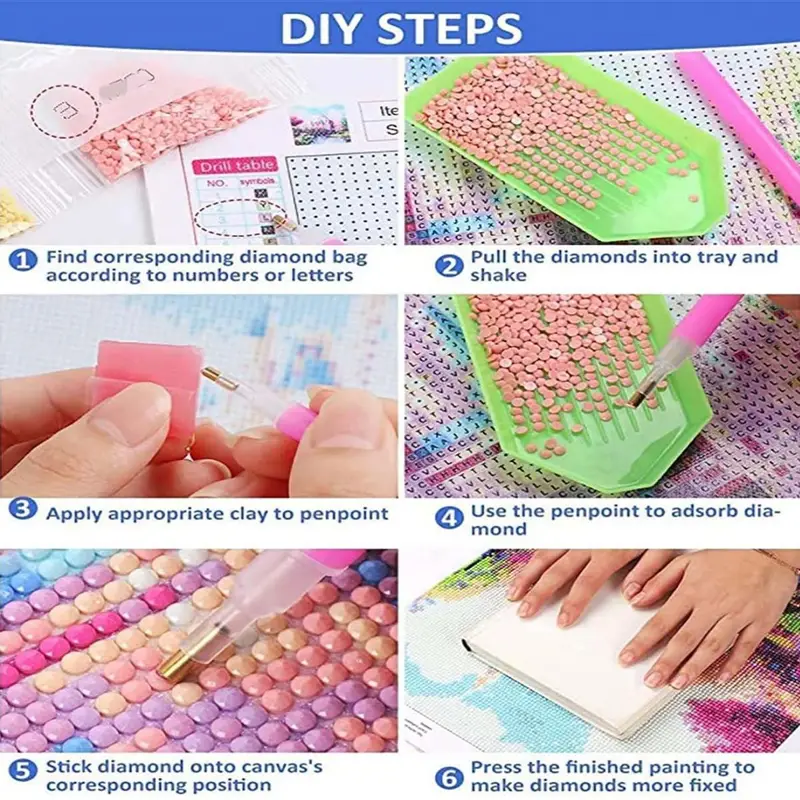 DIY Diamond Painting Colorful  - Embroidery Free Pattern recensie en prijs