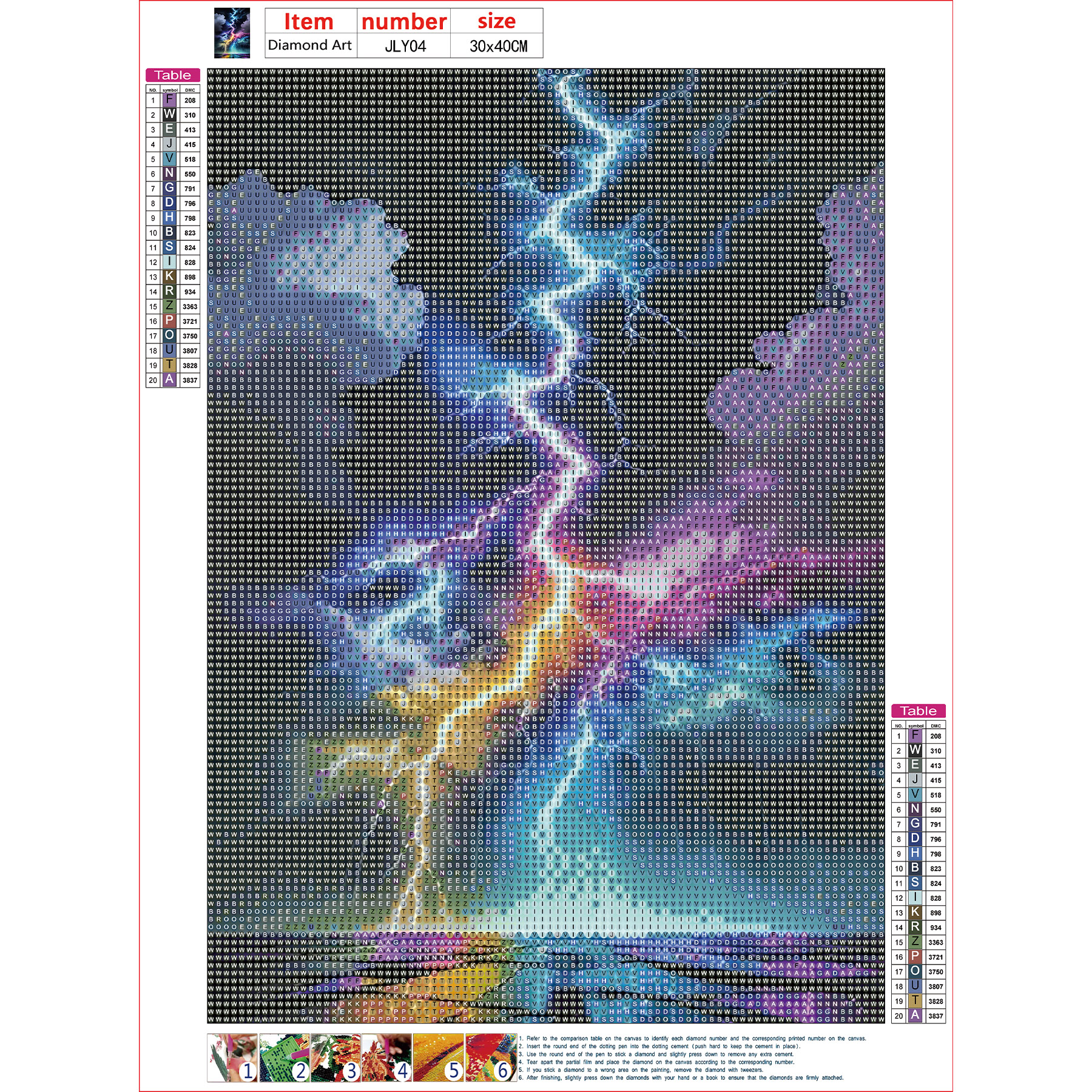DIY Diamond Painting Colorful  - Embroidery Free Pattern recensie en prijs