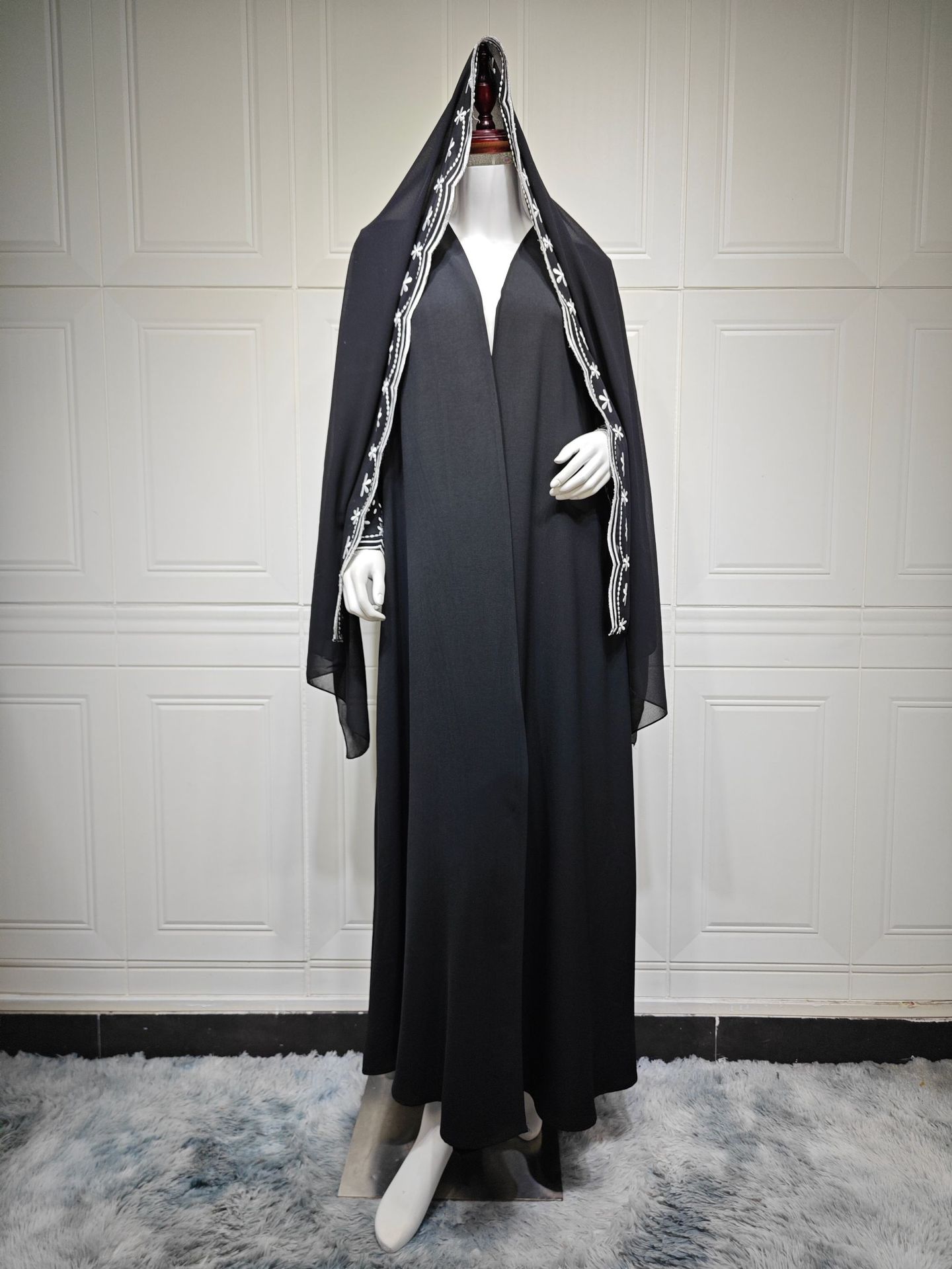 Ramadan Embroidery Cardigan Mo - Embroidery Hijab recensie en prijs