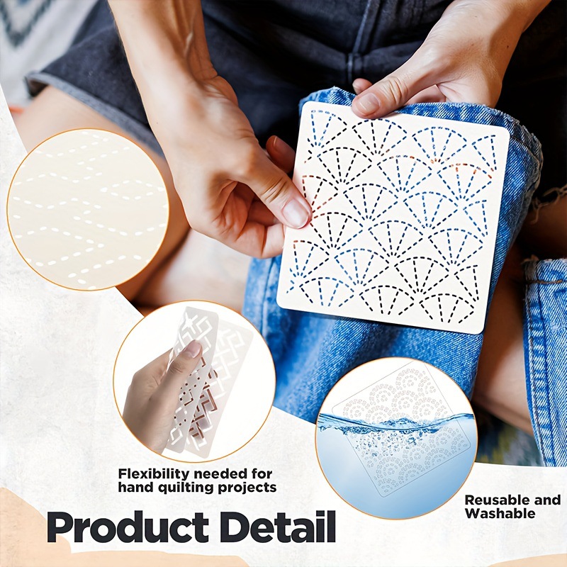 30Pcs Embroidery Templates DIY - Embroidery Free Pattern recensie en prijs