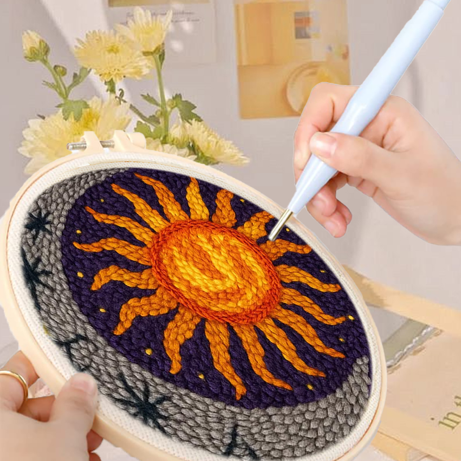 Punch Needle Embroidery Kit Ha - Embroidery Ideas For Bags recensie en prijs