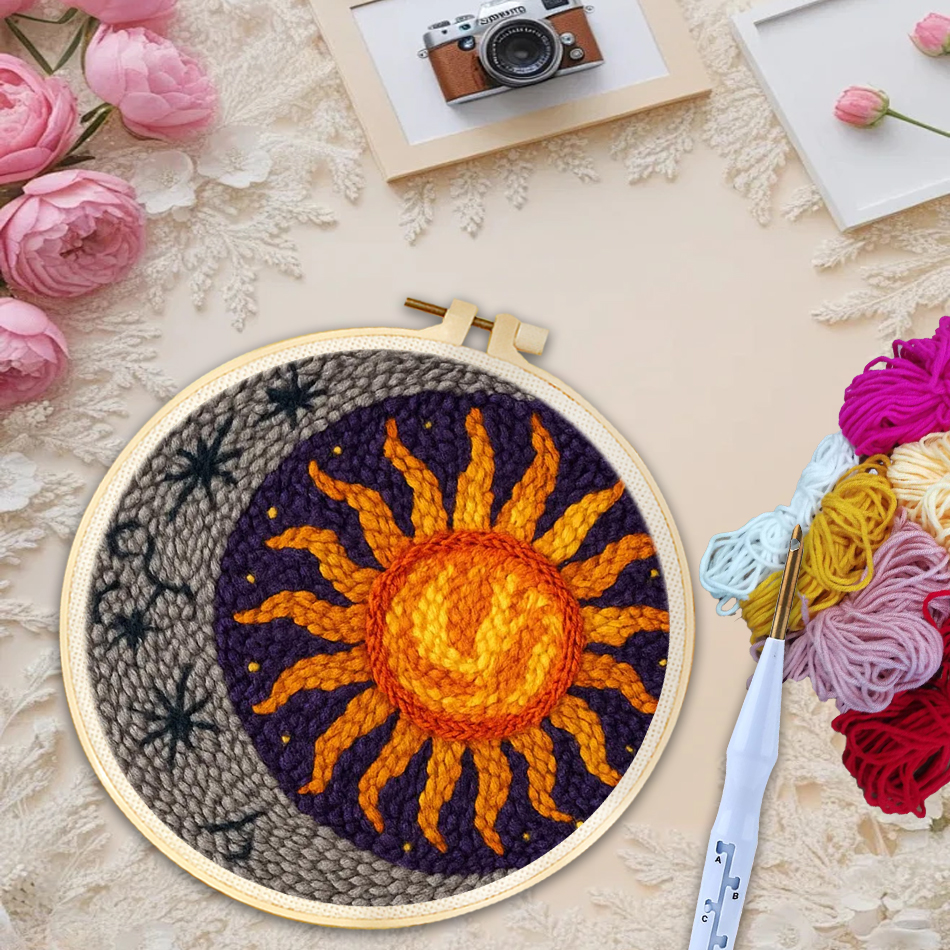 Punch Needle Embroidery Kit Ha - Embroidery Ideas For Bags recensie en prijs