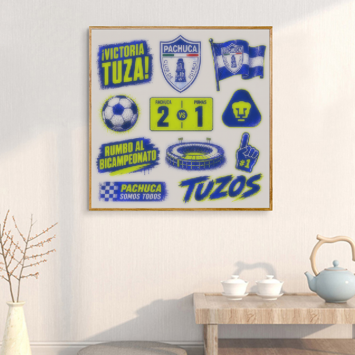 Maxico Football Diamond Painti - Embroidery Ideas For Bags recensie en prijs