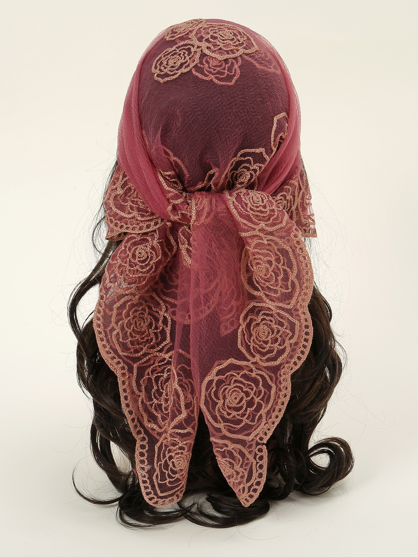 80*80cm Lace Square Bandanas S - Embroidery Hijab recensie en prijs