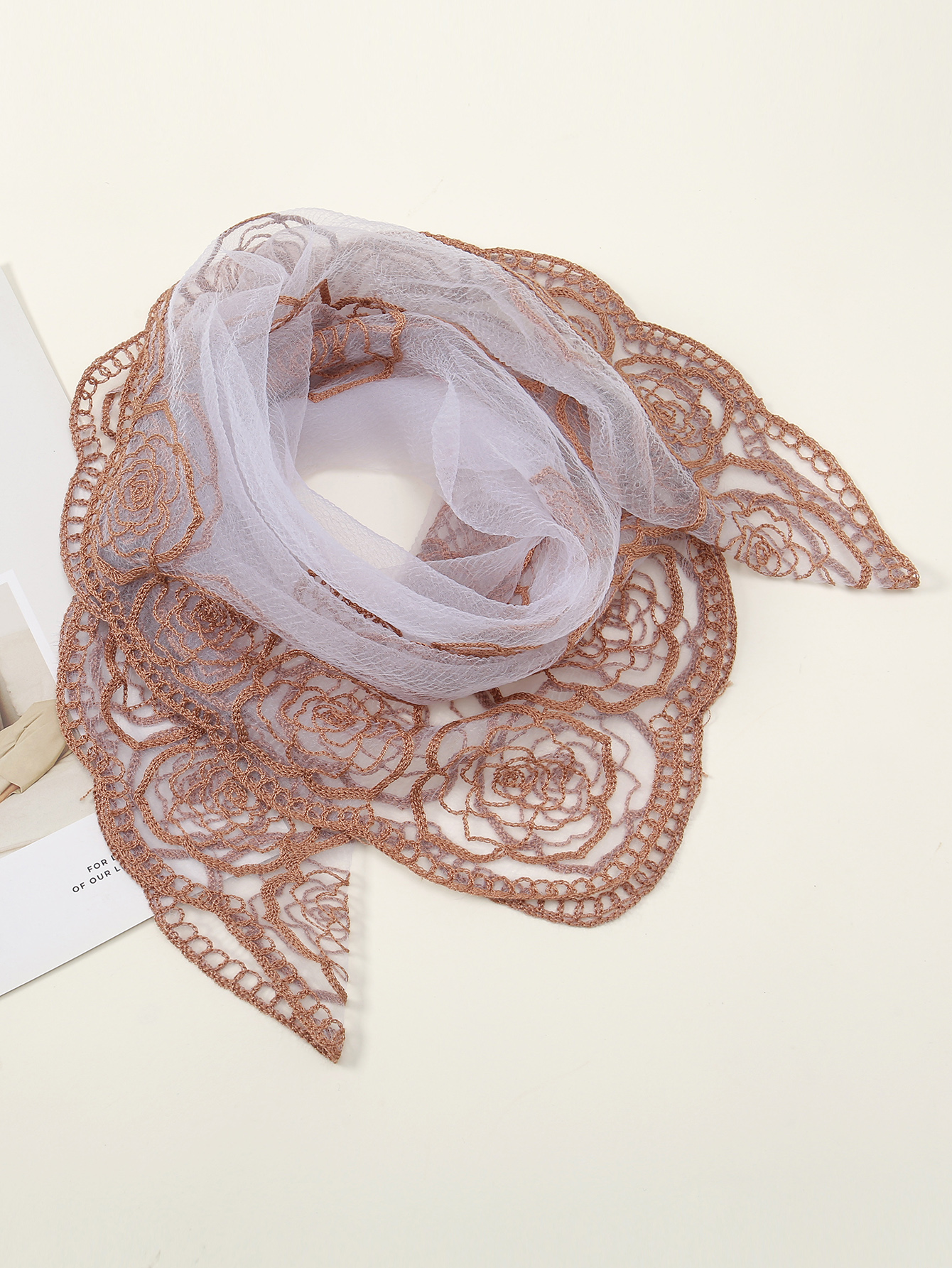 80*80cm Lace Square Bandanas S - Embroidery Hijab recensie en prijs